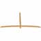 Ekena Millwork Bellingham Timber Gable Bracket, Western Red Cedar, 96"W x 52"H x 1 1/2"D x 3 1/2"F, 13/12 Pitch GBW096X52X0204BEL00SWR - alternate 2